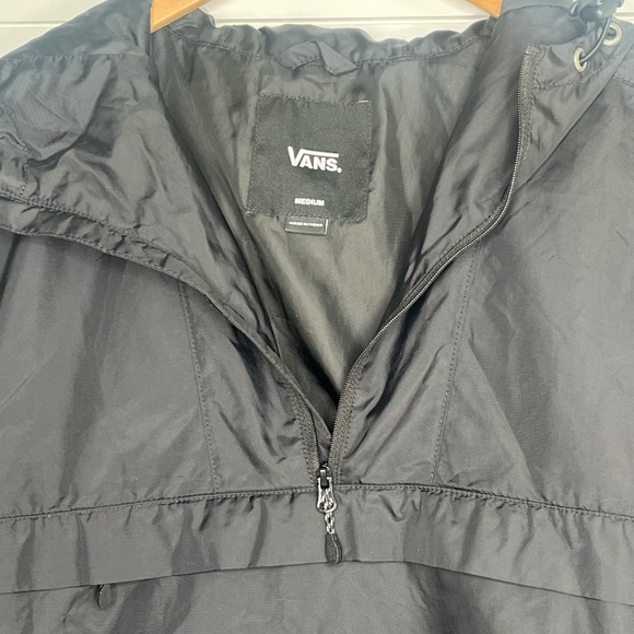 Black Vans Light Weight Mens Jacket Size Medium - Picture 2 of 4